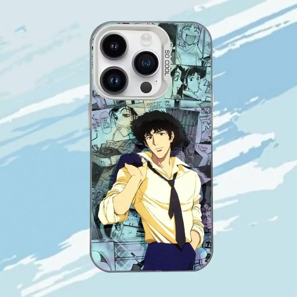 Чехол для телефона Anime C-Cowboy B-Bebop для iPhone 17,16,15,14,13,12,11, Mini,Pro,E,MAX White Candy, матовый противоударный чехол