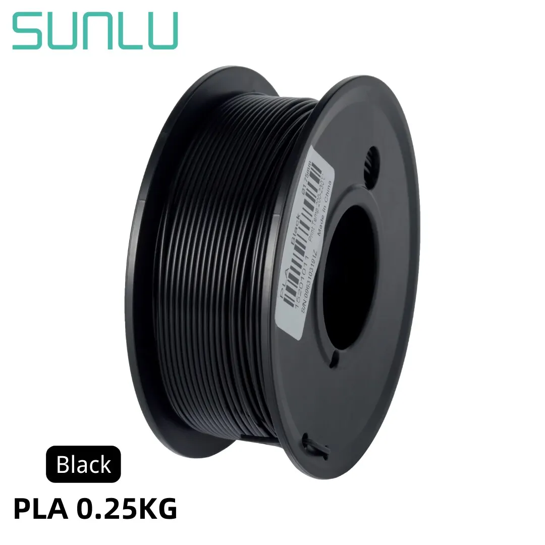 SUNLU 0.25KG 3D Filament Mini Spool PLA Filament 1.75mm Small Environmental Protection for 3D Printer