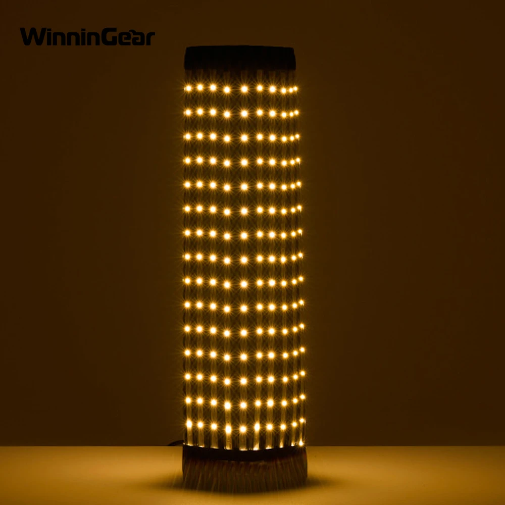 150 واط مرنة LED الفيديو الضوئي ثنائي اللون المتداول فليكسي القماش مصباح مع العسل شبكة سوفت بوكس تحكم APP لاستوديو الصور