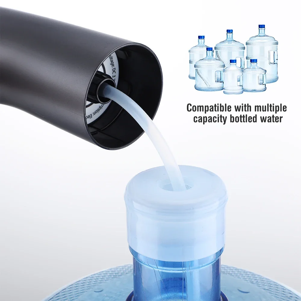 Portable Automatic Water Dispenser Electric Water Pump Button Control USB Charge Drink Dispenser for Kitchen Office Outdoor view 5