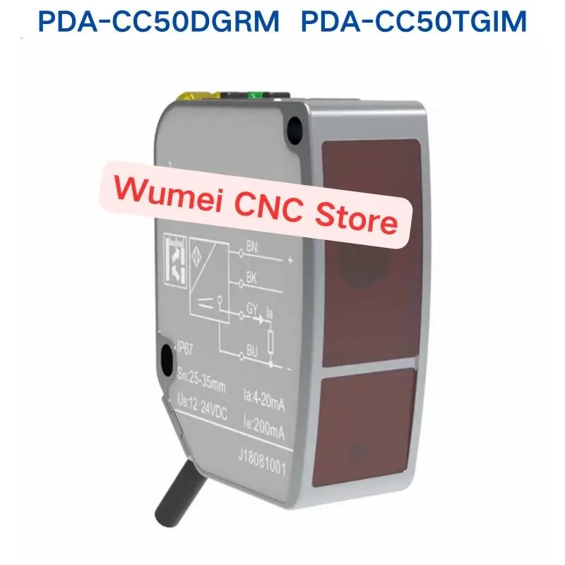 Brand new PDA-CC50DGRM 50cm Metal Enclosure Square Waterproof High-Precision Laser Ranging Sensor PDA-CC50TGIM
