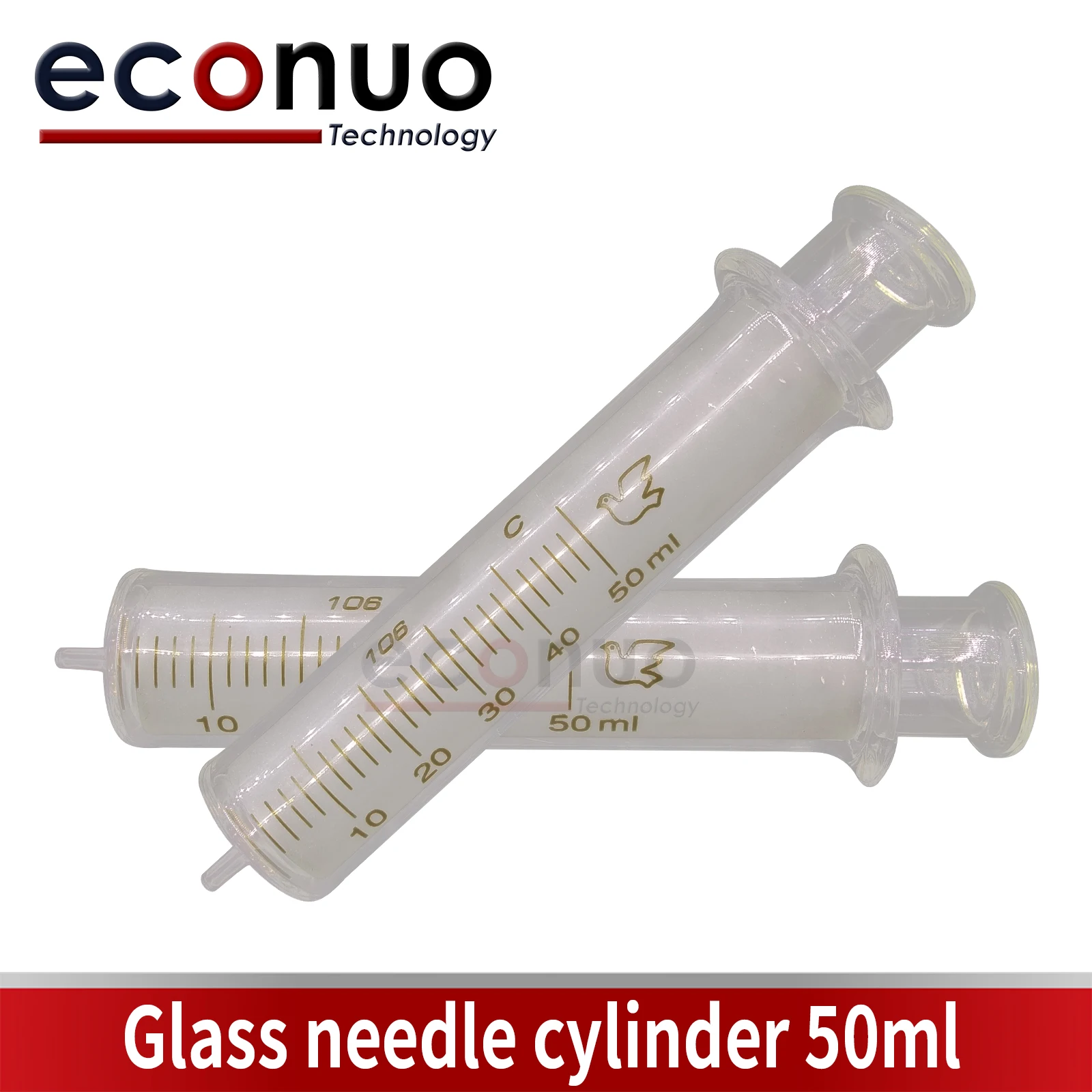 Professional Factory Outlet High Quality 5pcs 50ML Glass Needle Cylinder For inkjet printer spare parts