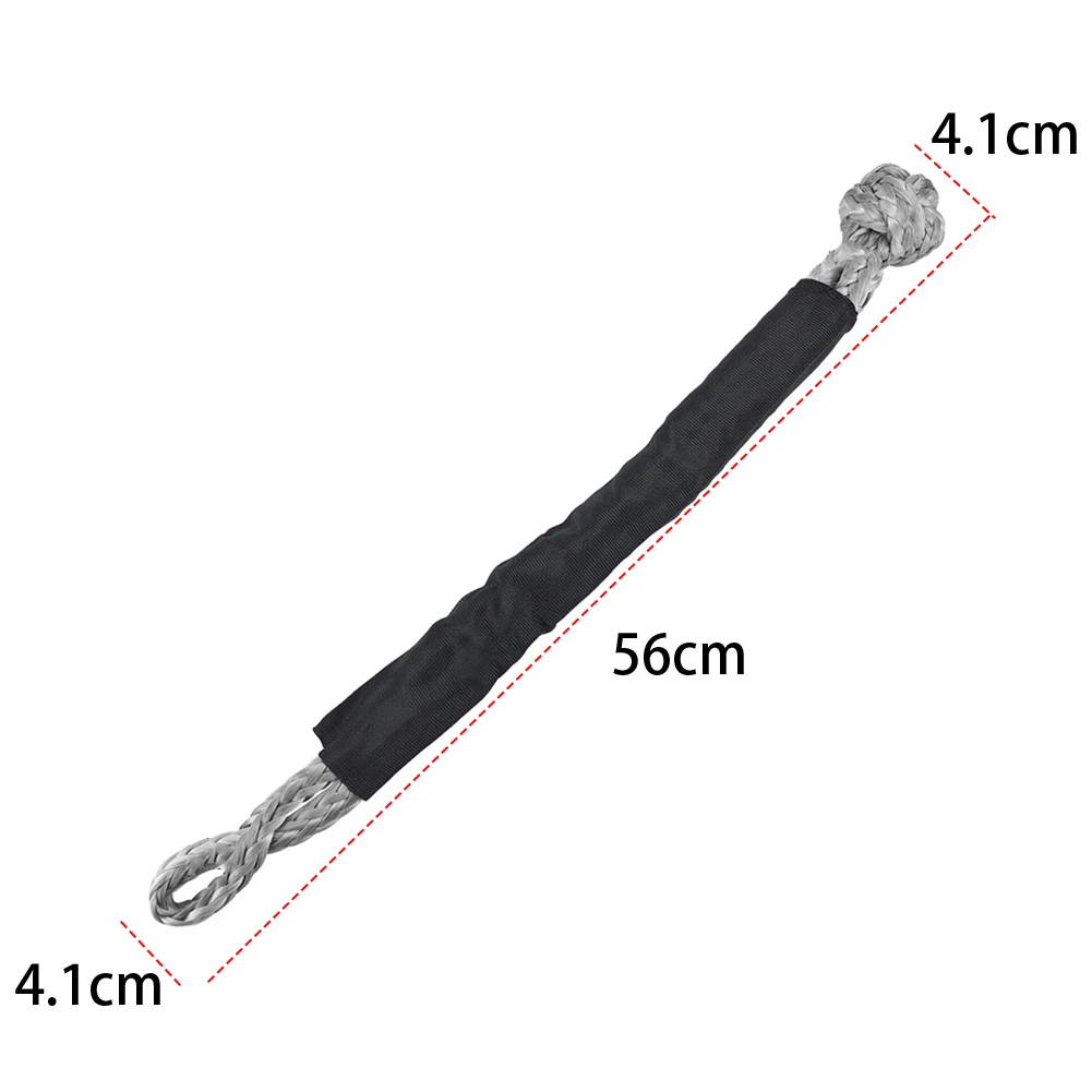 43000lbs Soft Shackle เชือกสังเคราะห์แขนพิเศษ Heavy Duty Tow Shackle สําหรับ Sailing SUV Off Road Towing ATV Recovery