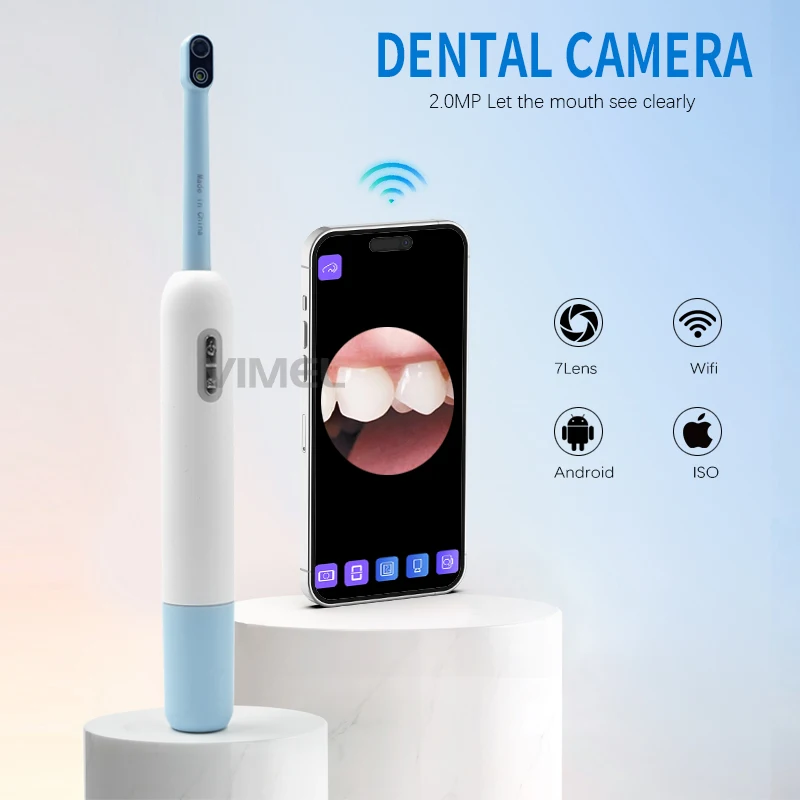 2025 New In 2.0Mp WiFI Wireless Handle Dental mirror Camera Endoscope Camera 2.0MP image System