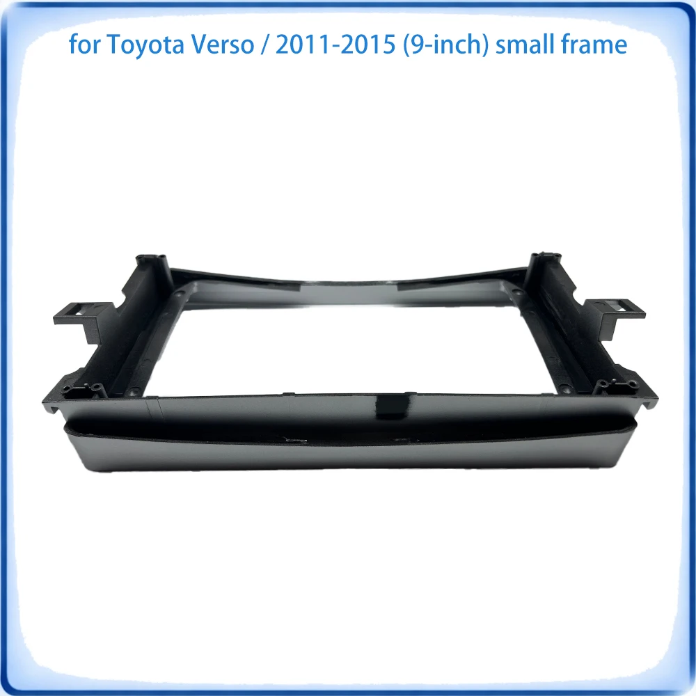 Car Radio Small Fascia Frame For Toyota Verso 2011-2015 9 inch Stereo Panel Wiring Harness Power Cable