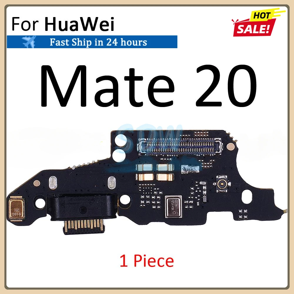 USB Charging Port Dock Plug Connector Charger Board Flex Cable For HuaWei Mate 20 X 10 9 Pro Lite P Smart Plus 2021 2020 2019