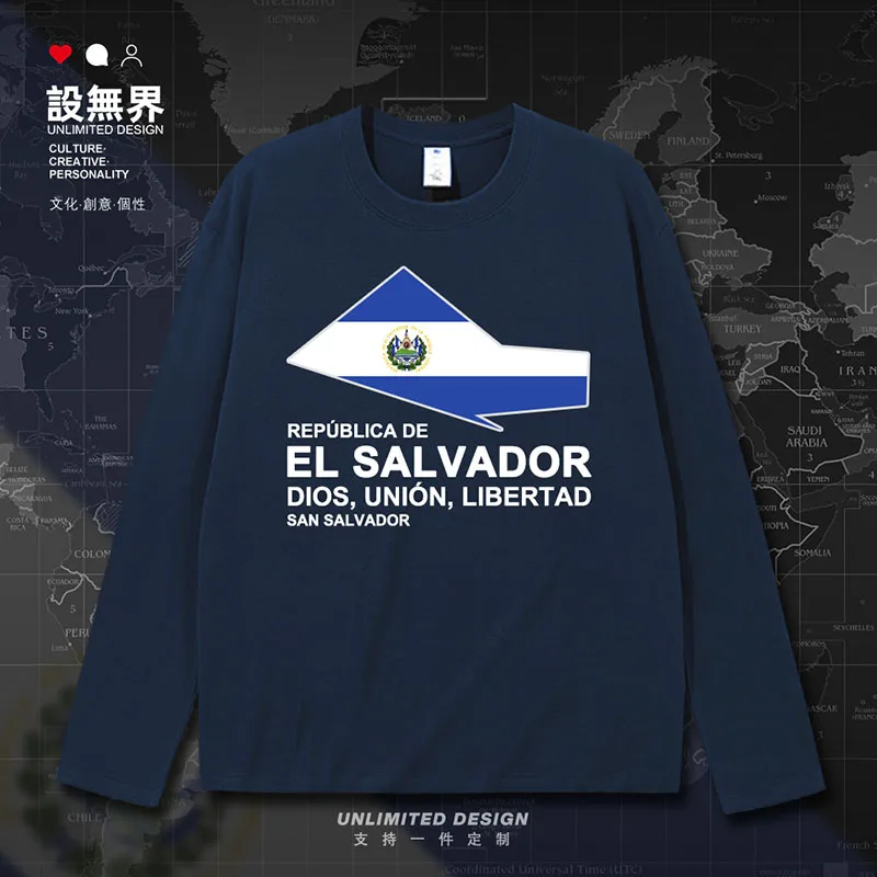 El Salvador Salvadoran SLV Map mens t shirt cotton Short Sleeve tops sporting fashion men's t-shirt casual tees summer clothes