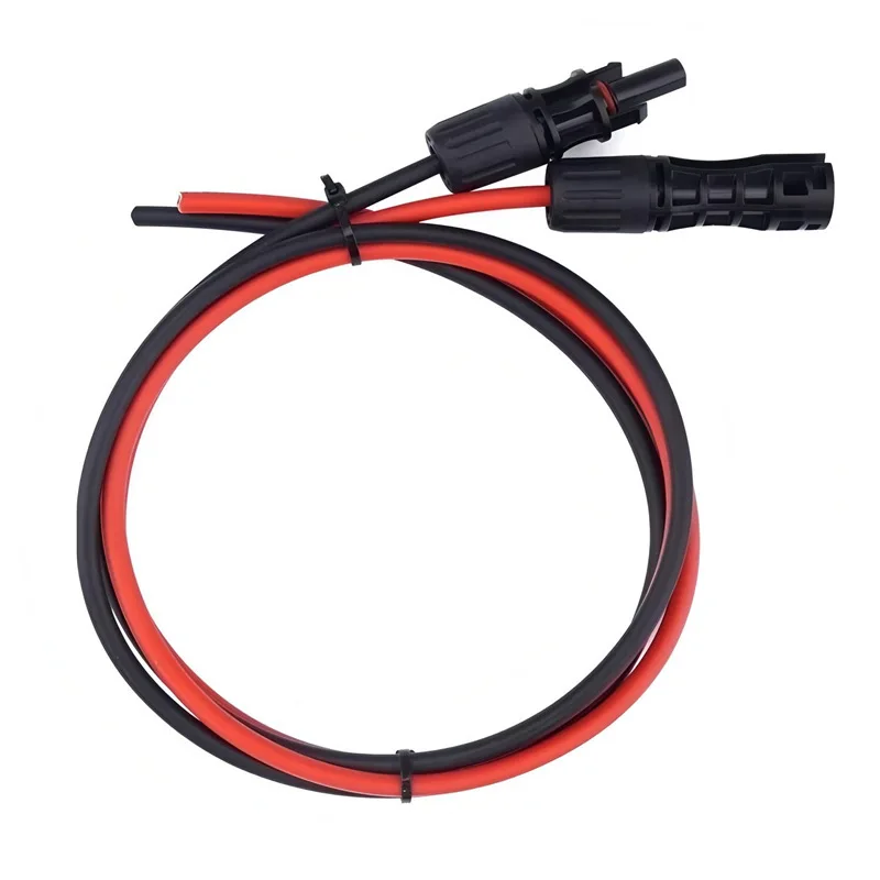 12AWG Solar Connector Male Female PV Cable Plug IP67 Waterproof For Solar Panel RV Off‑Grid Power System
