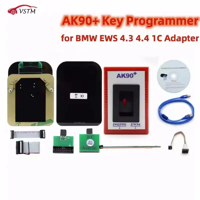 Для BMW AK90+ AK90 автоматический ключ-программатор, считывание кода ключа с адаптером EWS-4.3 4.4 IC для XPROG-M AK90 R270, адаптер EWS4 Programmer