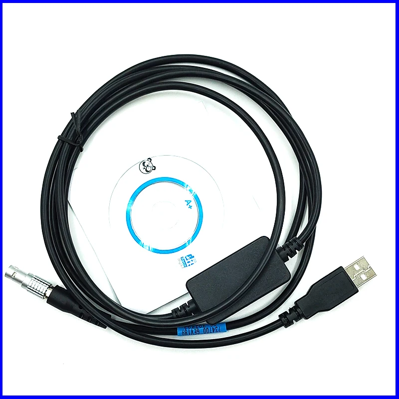 USB Data Download Cable GEV189（734700）5Pin+USB for Leica Survey System Total Station