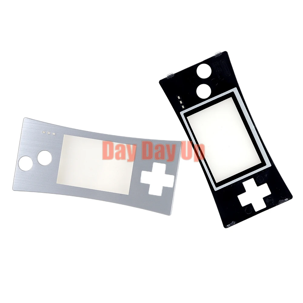 3 Buah Penutup Pelat Depan Pengganti untuk GameBoy Micro untuk Sistem GBM Rumah Cangkang Casing Depan