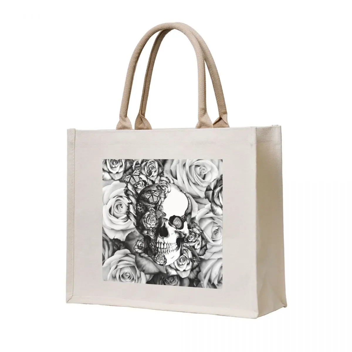 

Ladybug Rose skull. Tote Bag custom canvas bag bags for women the tote bag luxury women