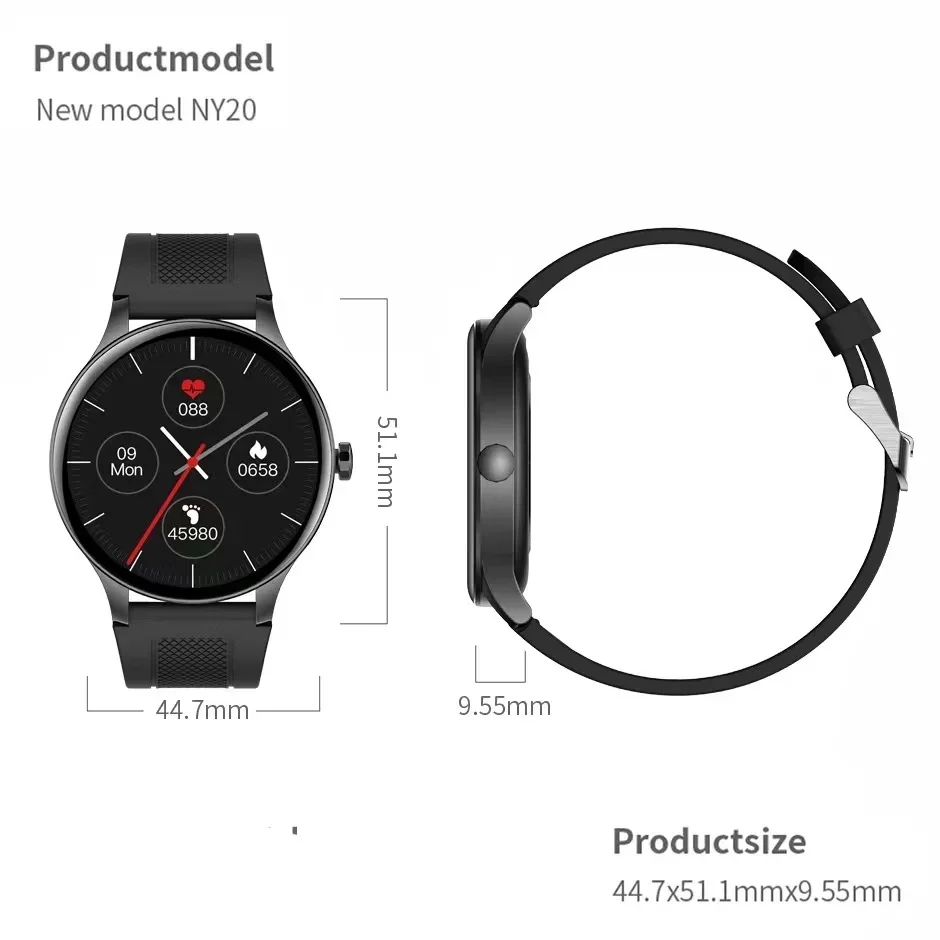 2022 Nieuwe 360*360 Ips Amoled Hd Mannen Smart Horloge Waterdicht Fitness Tracker Sport Smartwatch Vrouwen Mannen Voor ios Xiaomi Android