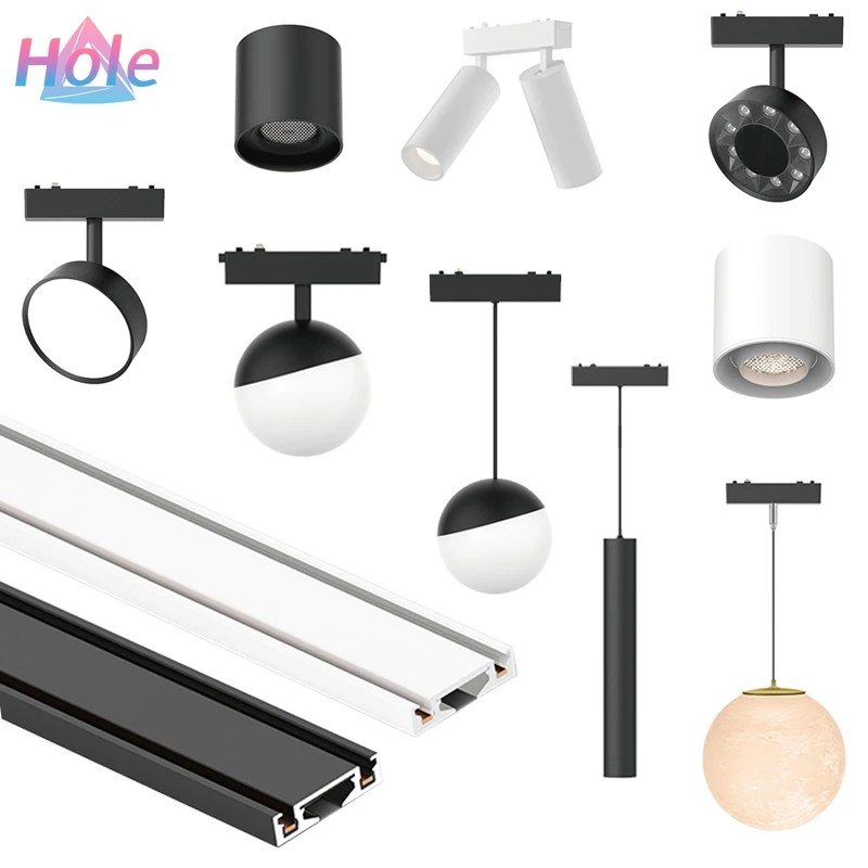 Surface Mount 6Mm Ultra Dunne Magnetische Baan Licht Slanke Opvouwbare Vulling Licht Moderne Lineaire Spot Voor Woonkamer Huis Lampen