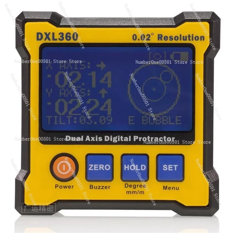

Dual-axis digital display level DXL-360S charging high-precision magnetic electronic angle meter inclinometer
