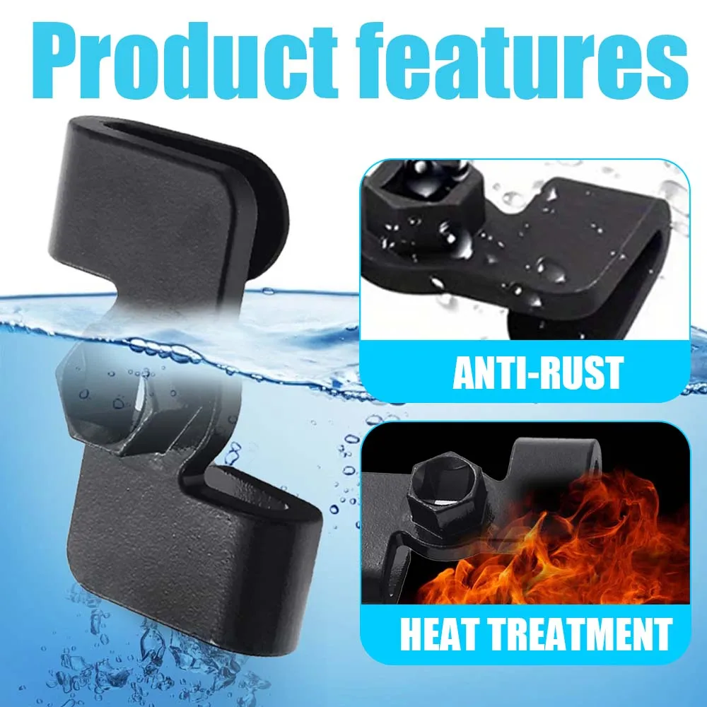Adaptor Pemanjang Kunci Pas Universal dan Adaptor Konversi Kunci Pas Hex 1/2 Inci atau 21Mm