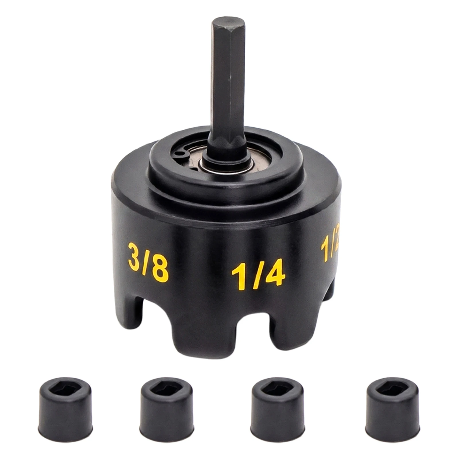 Aluminum Alloy for Nut Remover Drill Bit for 1/4 3/8 1/2 Inch Threaded Rods Threaded Rod for Nut Runner Tools for Impact Drills