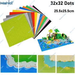 Base Plate 32*32 Dots Classic Building Blocks Bricks Base Board Street Views 3811 DIY Assembly Legoeds-compatible Children Toys
