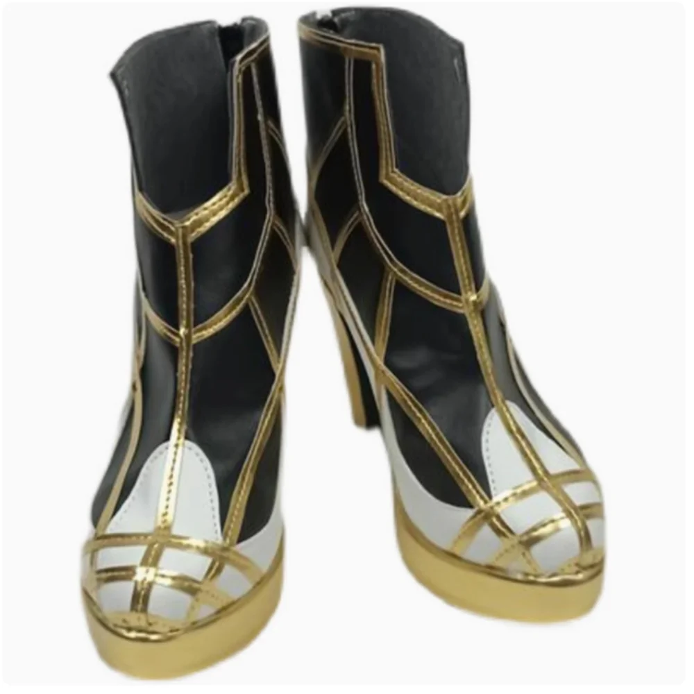 

Unisex Anime Cos Lady Avalon Cosplay Costumes Shoes Boots Custom Size
