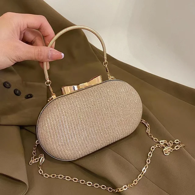 Torebka z kopertówką damska różowa błyszcząca cekinowa torebka 2024 nowy projektant mody luksusowa torba wieczorowa Crossbody mała designerska torba