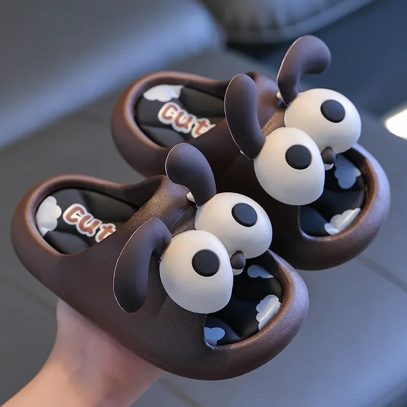 New Summer Children Sandals Girls Shoes Baby Slippers Non-Slip Soft Bottom Kids Sand Beach Boys Indoor Bath Parent-Child Sandals image 5