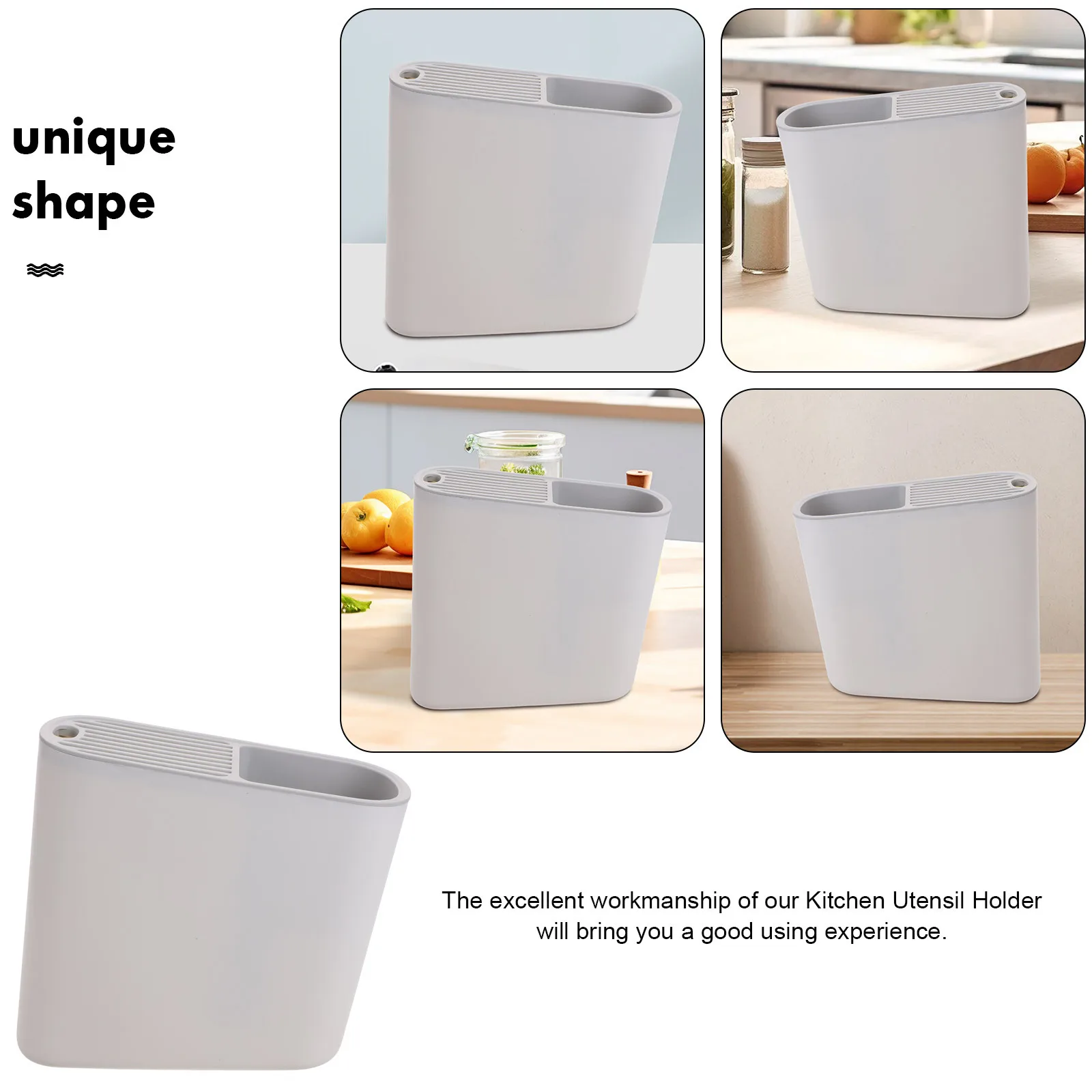 

Kitchen Utensil Holder Knife Cutter Storage Stand Multifunctional Chopsticks Organizer Draining Box For Kitchen Counter