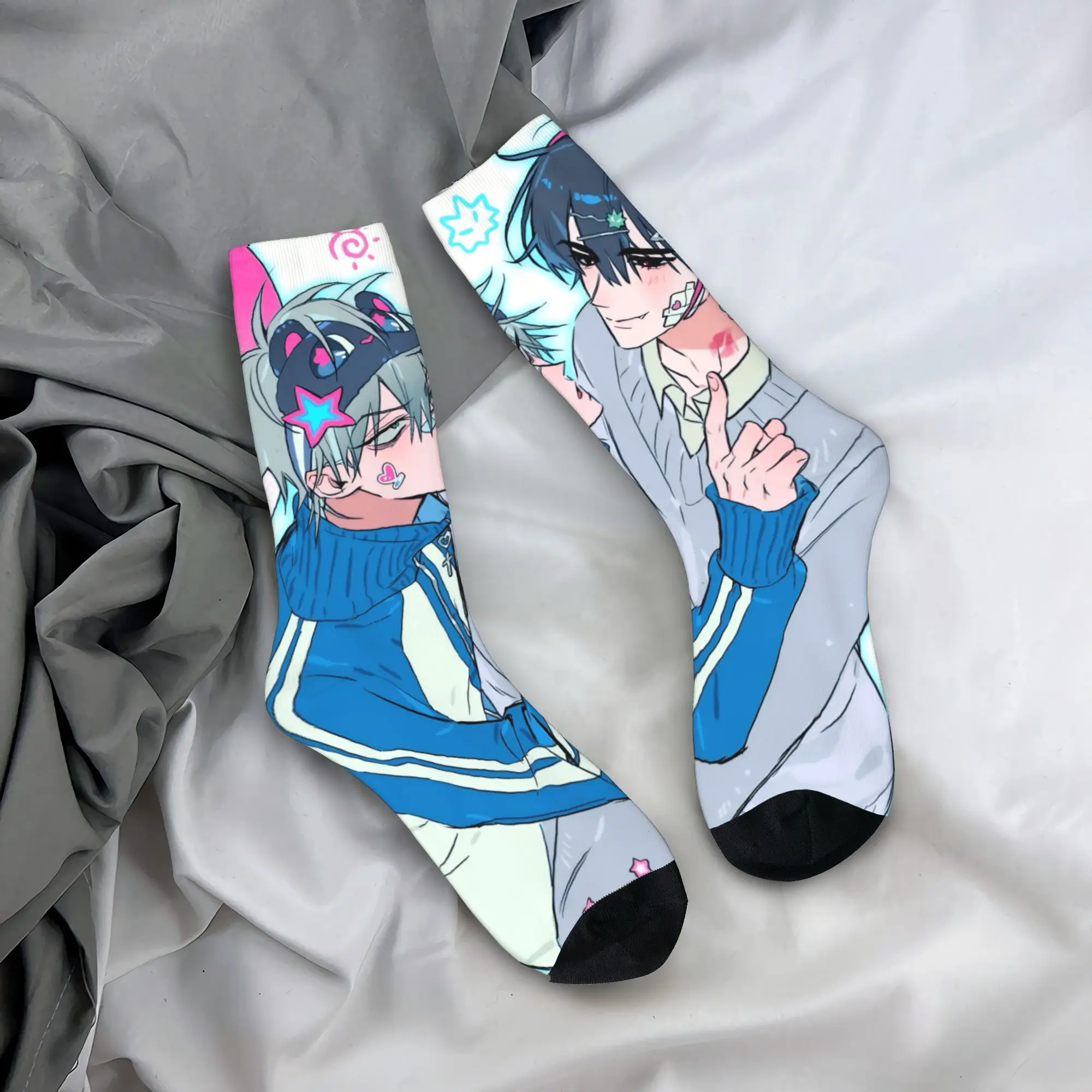 

Носки Alien Stage, элегантные чулки, весенние противоскользящие женские и мужские носки, высококачественные носки для бега с узором