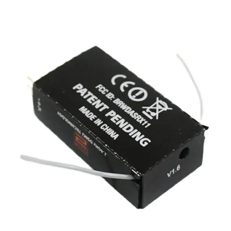 JR DSX7 DSX6 DSX9 DSM2 Receiver 2.4GHz 6 Channel 6CH AR6100e RC Acceptor Support Spektrum DX6i DX7 DSM-X Transmitter