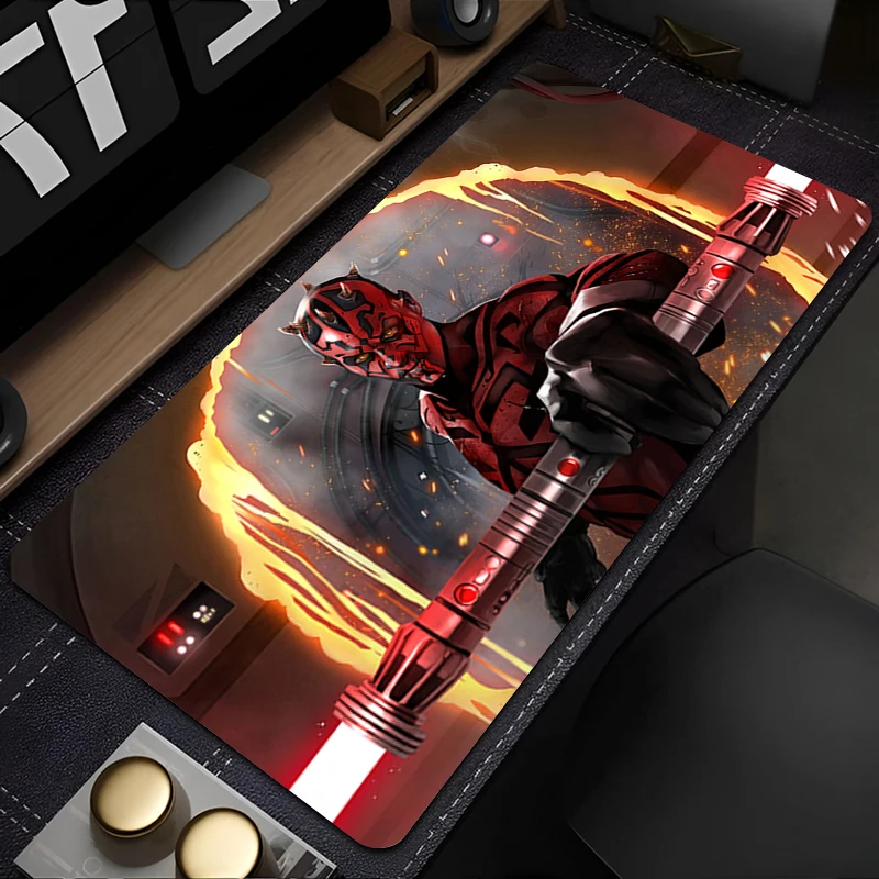 

Exquisite Star Wars Darth Maul Mousepad Gaming Keyboard Pad Extended Pads Mouse Mat Mouse Pad Functional PC Cabinet Desk Mat