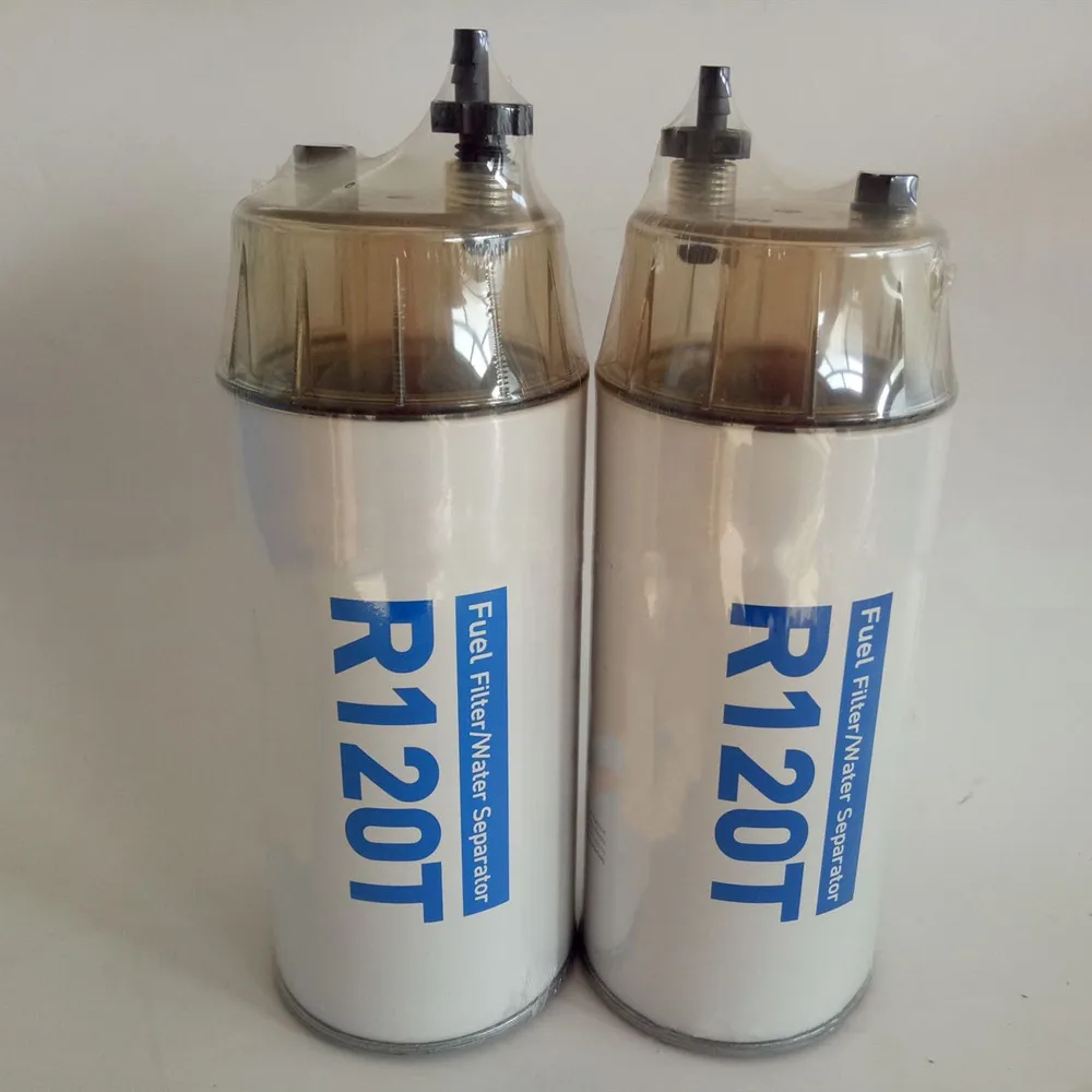 فلتر الوقود R120T Racor 4120R10 فلتر الوقود (10 ميكرون/وعاء شفاف) للمحرك الخارجي RAC-4120R10 فلتر فصل مياه الوقود