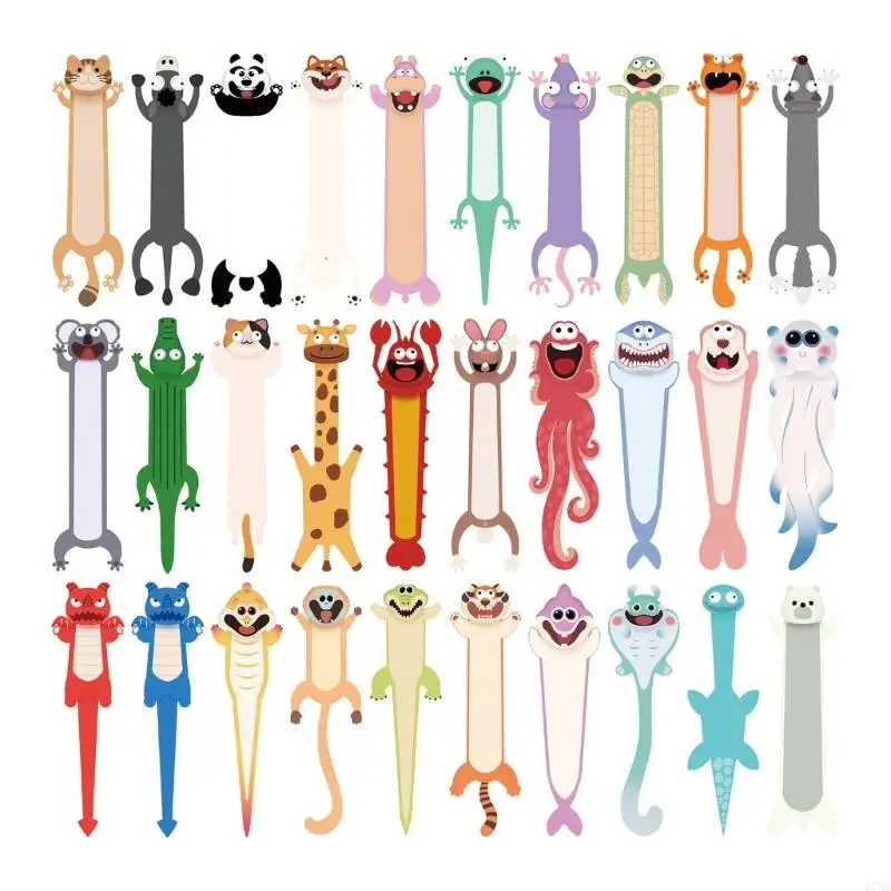 J78A Adorable Fashionable Shaped Bookmarks Safe Materials Page Holder For Books Enhancing Reading Experience And Decorations