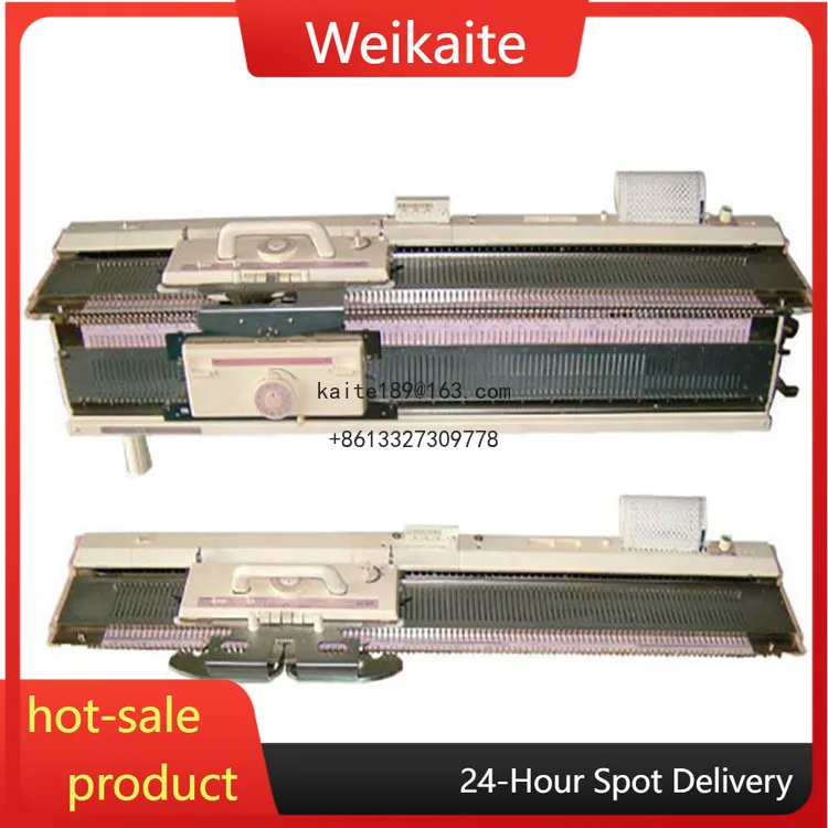 شبه التلقائي دليل اليد مدفوعة بالكامل الجاكار المحوسبة سترة طوق الكفة آلة الحياكة المسطحة #1