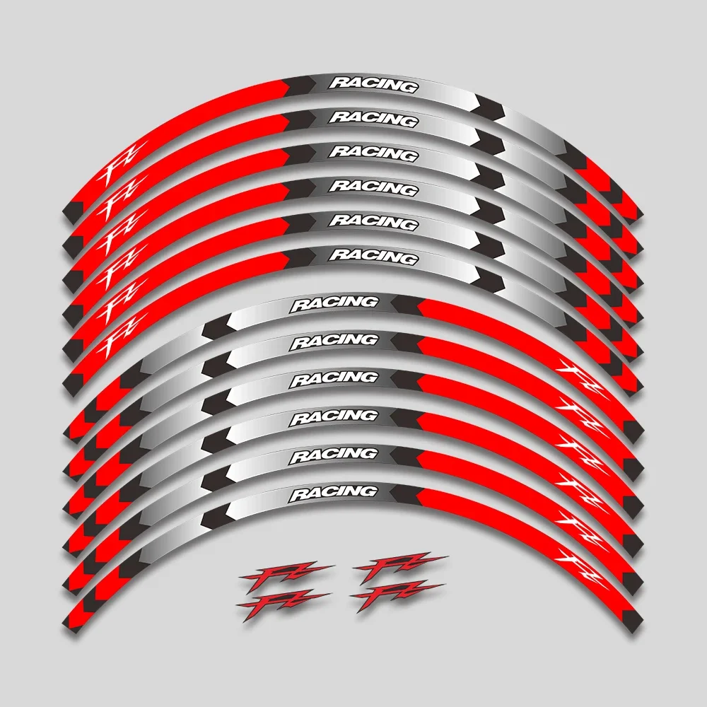 

ForYAMAHA FAZER FZ FZ1 FZ6 FZ07 FZ8 FZ09 FZ10 FZS1000 Motorcycle Accessories Stickers Rim Decals Wheels Hub Reflective Stripes