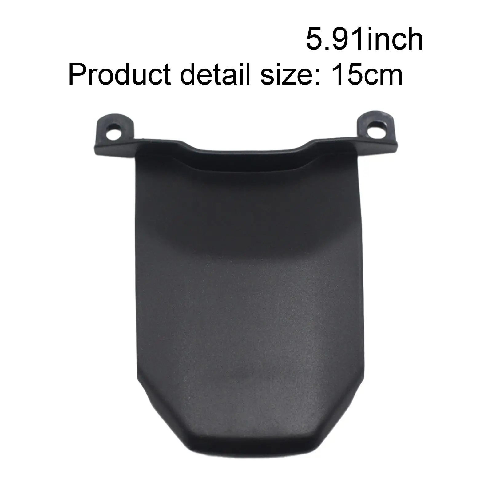 Sturdy Motorcycle Rear Seat Fairing Black Plastic Accessory for Improved Comfort and Easy Installation