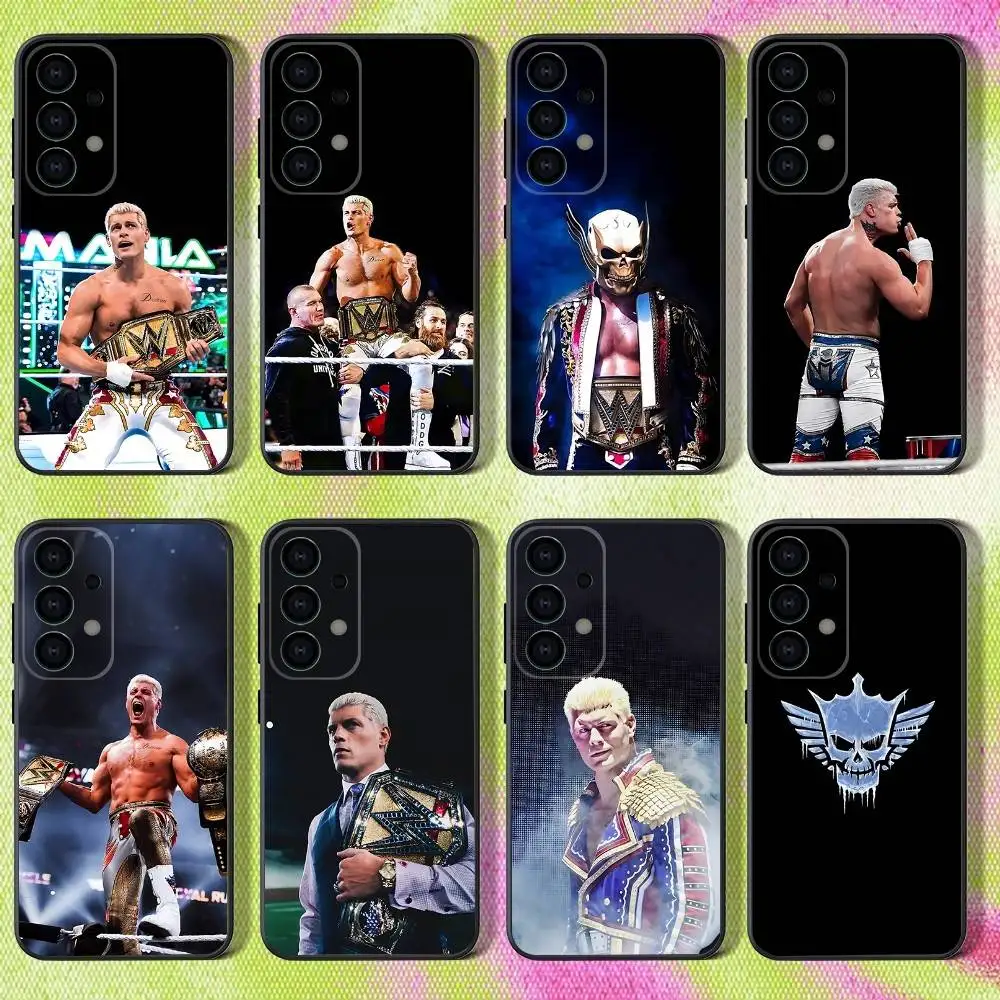 

Wrestler Cody Rhodes Phone Case For Samsung S25,S24,S21,S22,S23,S30,Ultra,S20,Plus,Fe,Lite,Note,10,9,5G Black Cover