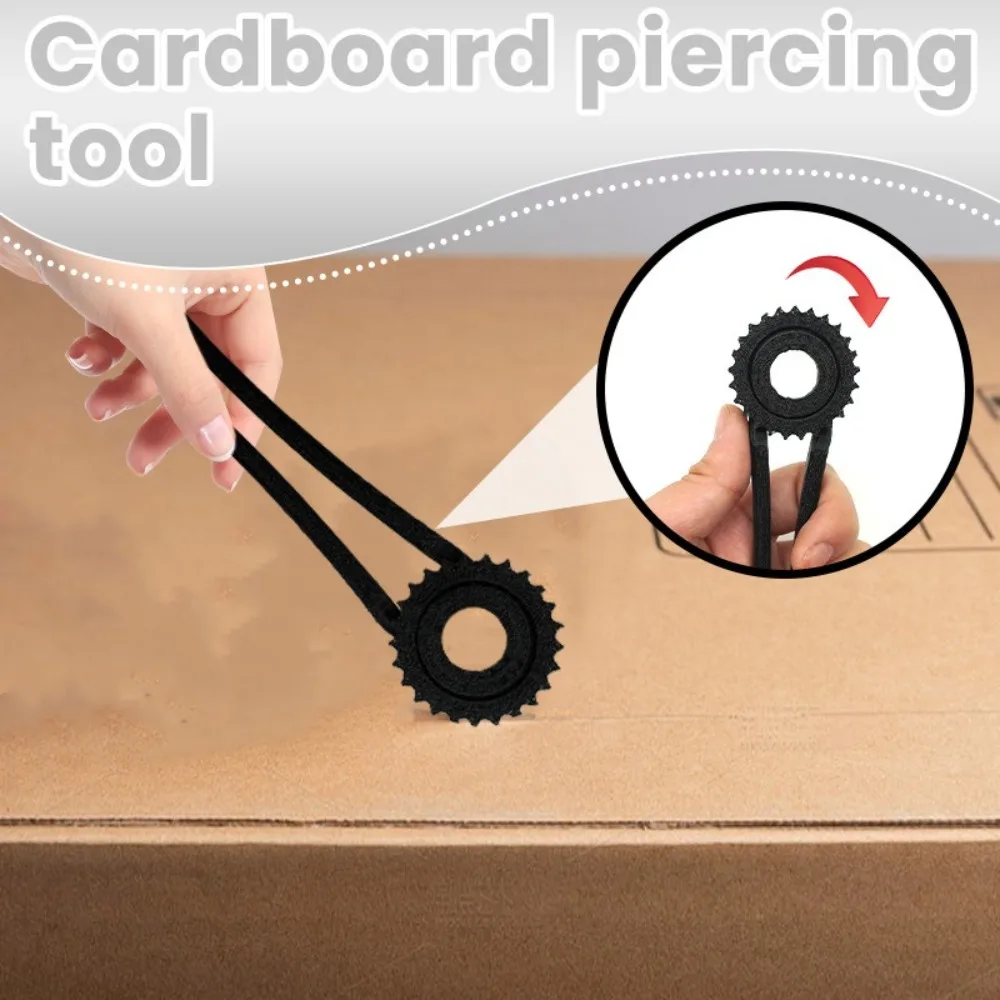 

Creative PLA Cardboard Perforation Tool 3D Printed DIY Cardboard Box Punch Reusable Practical Hand Tool