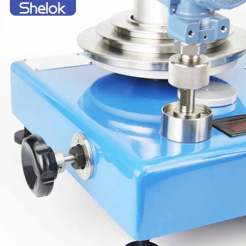 بيع المصنع مباشرة خزان معايرة مقياس رقمي عالي جهاز اختبار الوزن الميت الهيدروليكي مقياس الضغط المعاير مضخة اختبار اليد #6