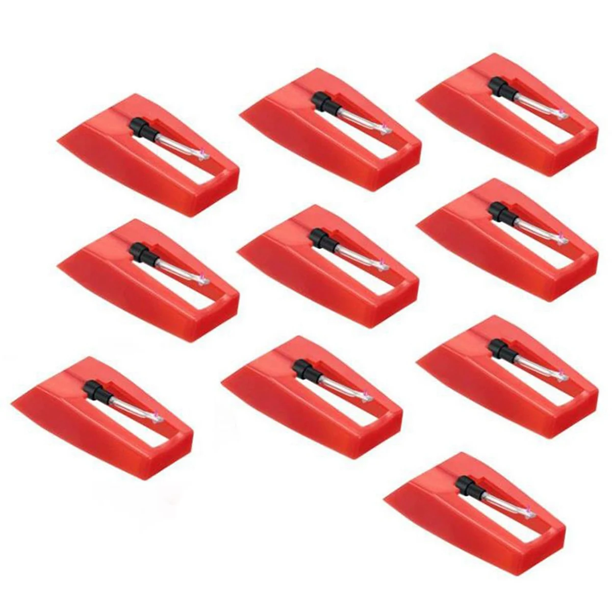 เข็มแผ่นเสียงไวนิล 10 ชิ้นสําหรับเครื่องเล่นแผ่นเสียง Pickup Needles_BSH