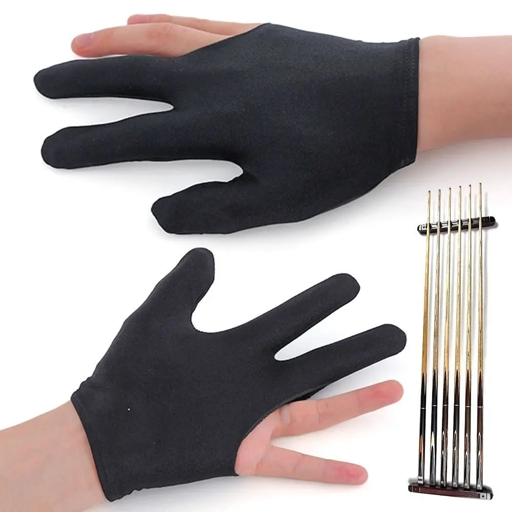 Billiards Glove Three-finger Pool Players Gloves Slip-proof Billiard Gloves Hand Protective Snooker & Billiard Accessories