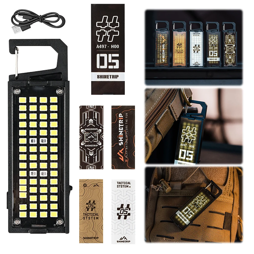 ShineTrip 05 Series Magnetic Portable Camping Flashlight Type-C Rechargeable Pocket Keychain Light Waterproof Small Hanging Lamp - Image 3