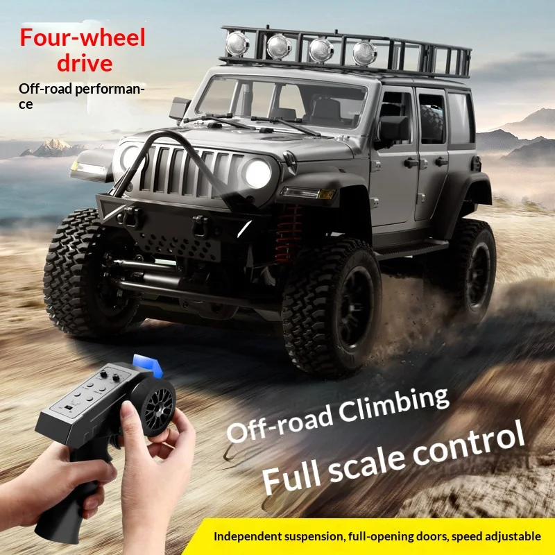 

Mn Model Mn128 Rc Crawler Car Four Wheel Drive Full Proportional High Speed Remote Control Off Road Independent Shock Open Doors