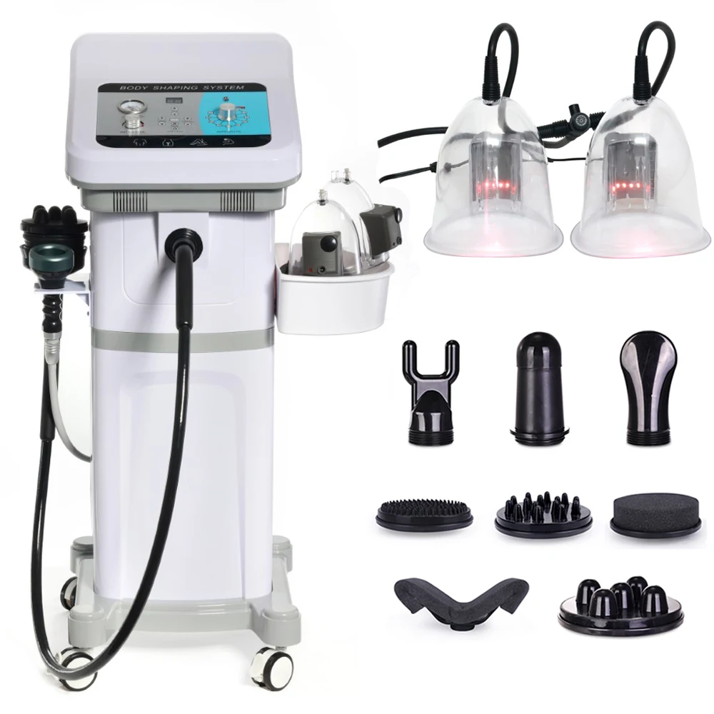 

3 IN1 Turbo G8 Massage Vibration Machine Vacuum Heating High Frequency Vibrating Anti Cellulite Breast Buttock Lifting Massage