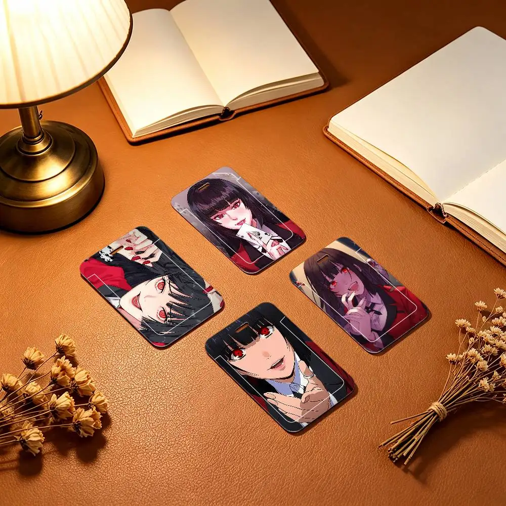 Kakegurui Black Lanyard Card Holders Student Meal Cards And Campus Ids School