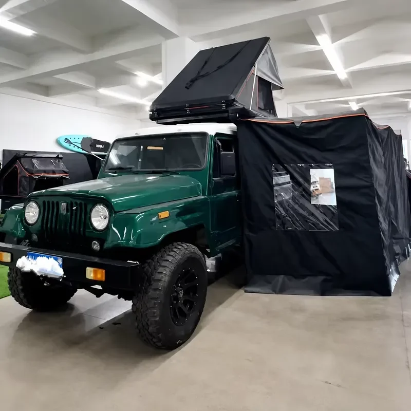 Large Coverage 4380mm Car Side Awning 3000mm Waterproof Overland Camping Tent