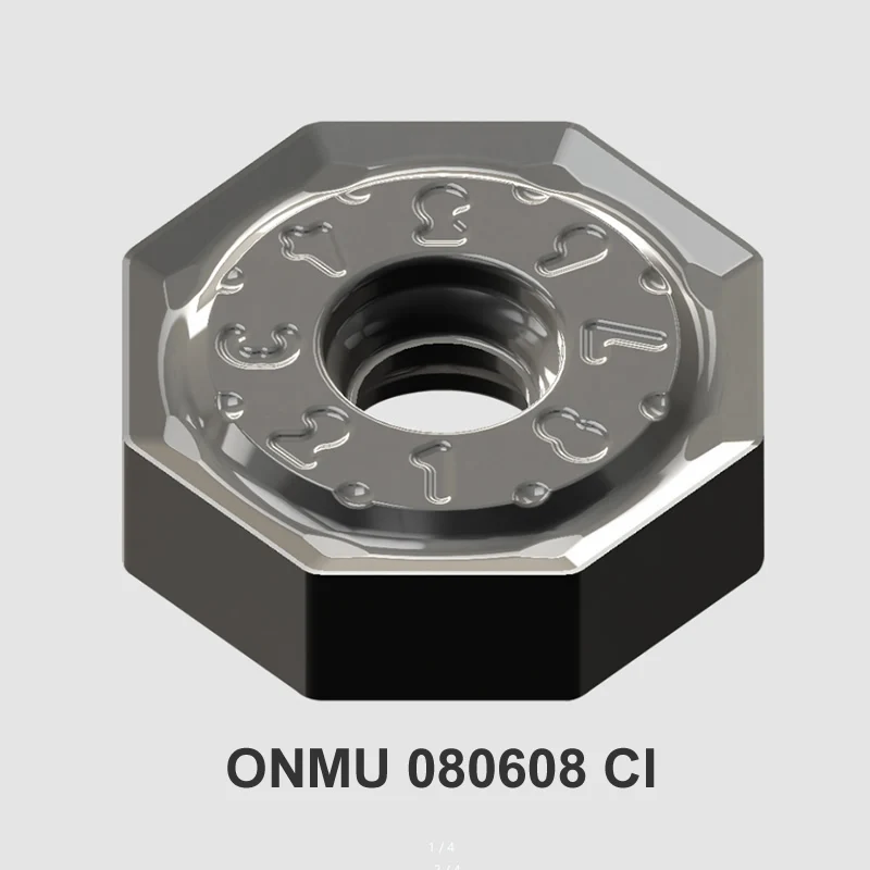 10pcs BASSETT ONMU ONMU050505 HT ONMU080608 MP CI SH TE1008 TE1009 TE1028 CNC Tools Octagonal Double-sided Face Milling Inserts