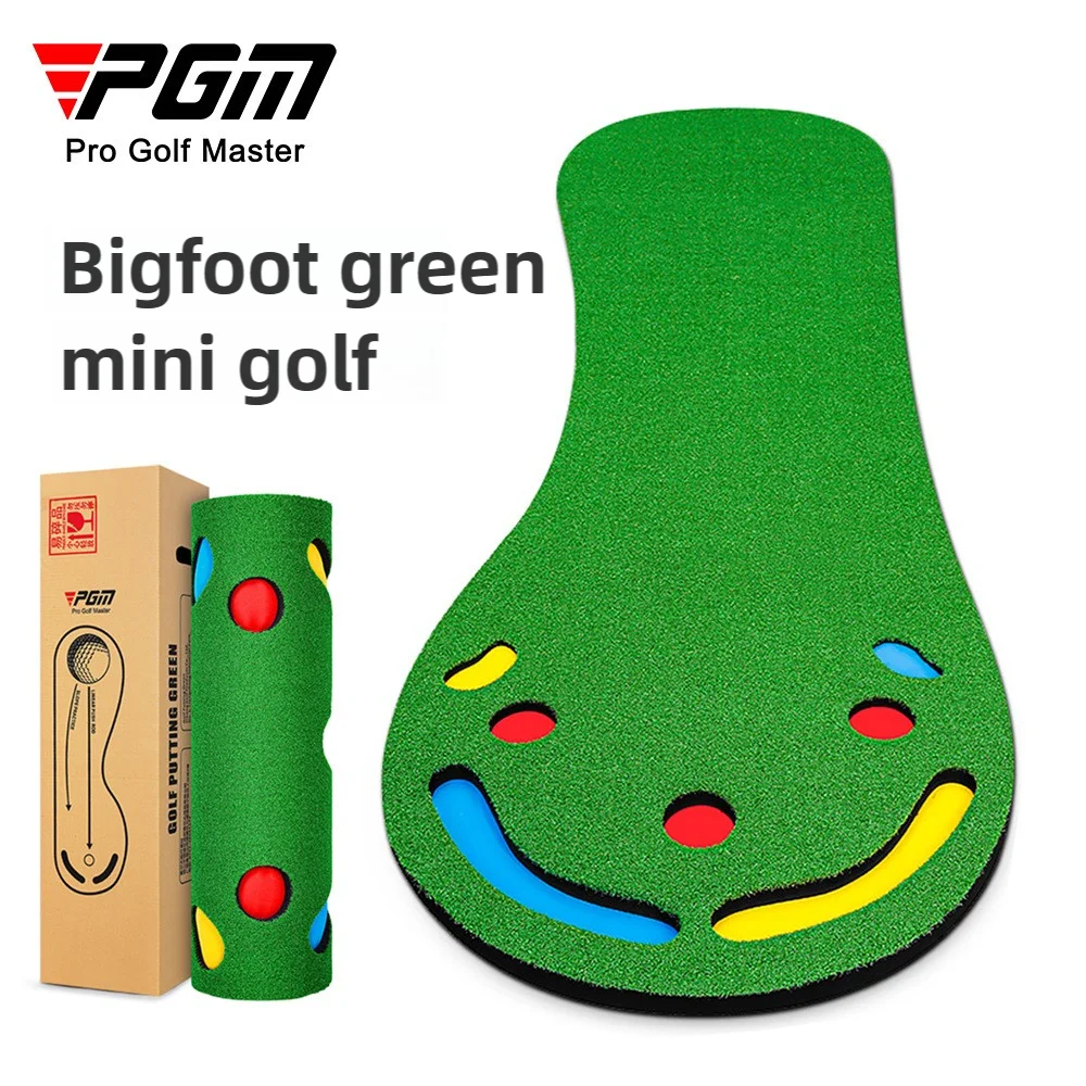 PGM Golf Putting-Matte Grün, tragbarer Putting-Trainer, Schlagmatte, Golf-Trainingshilfen für den Garten, Indoor-Golf und Outdoor. – Detail 1