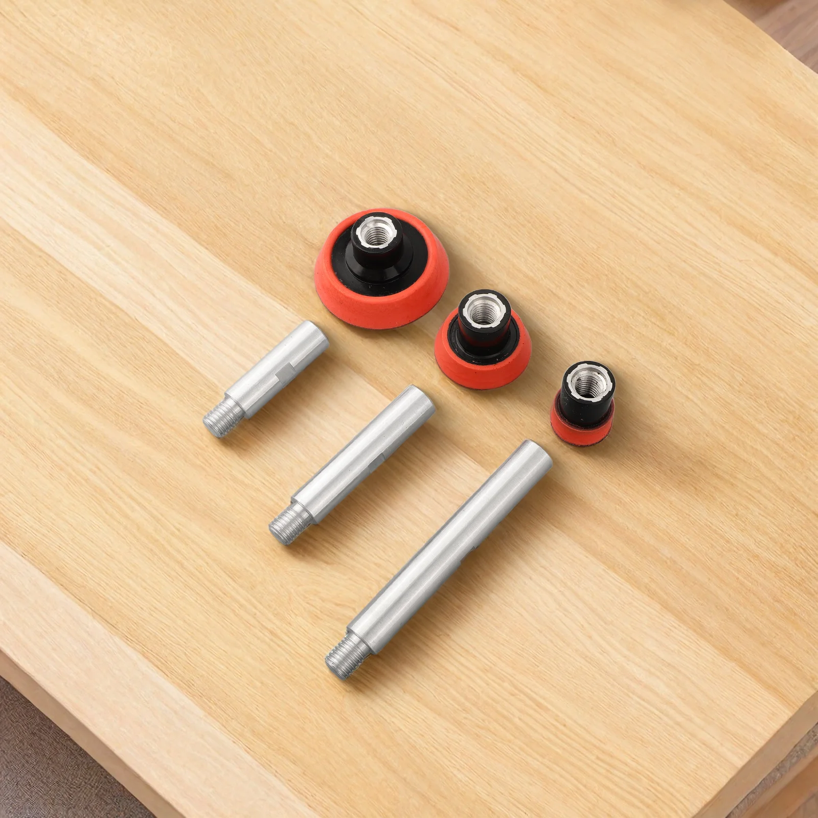 

Extension Rods and Polishing Pads Set for M14 75100140mm Thread Adapter Rugged Grinding Tools for Efficient Work