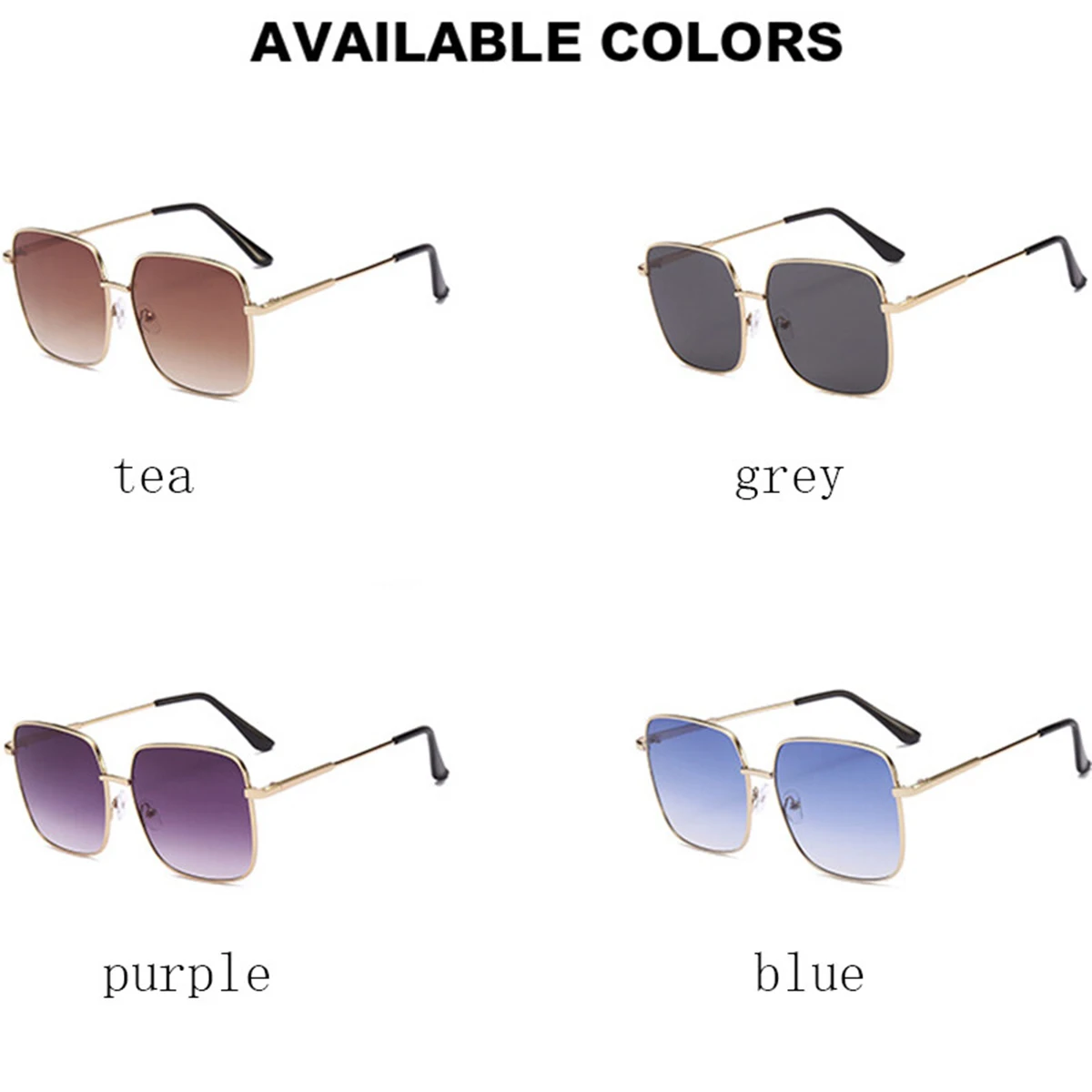 Women's Glasses, Men's Glasses Fashion Trend Sunglasses, Men's and Women's Sunshade, Driving Sunglasses image 5