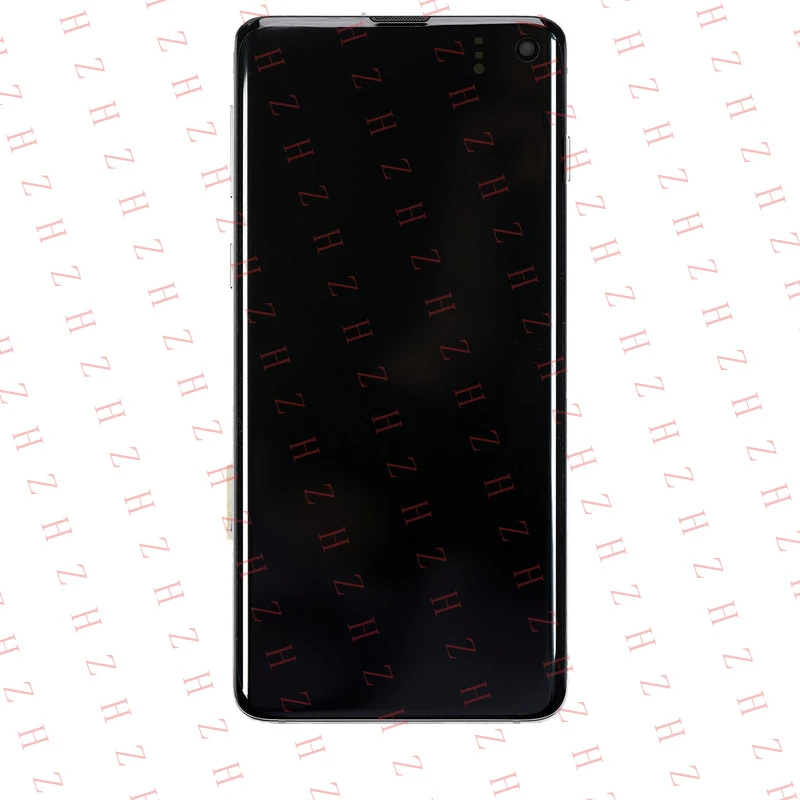 U+ OLED Assembly With Frame For Samsung Galaxy S10 (Service Pack) (Flamingo Pink)
