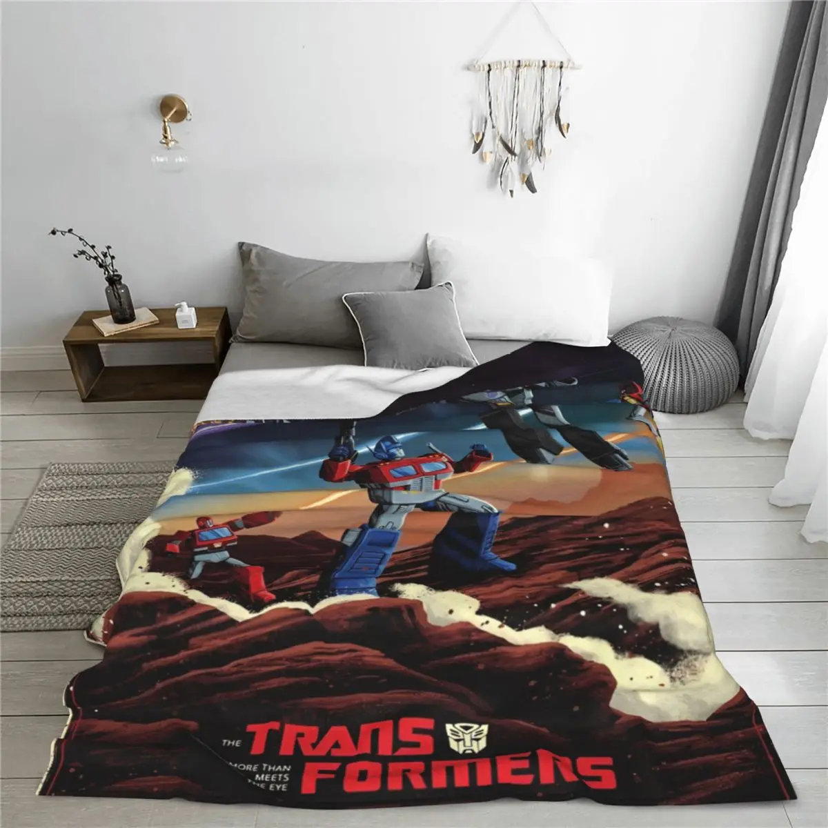 Cartoon Transformers Autobots Blankets Coral Fleece Plush Spring Autumn Robot Car Movie Multifunction Ultra-Soft Throw Blankets